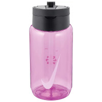 Пляшка для води Nike TR Renew Recharge Straw Bottle 16 OZ рожевий, чорний 473 мл N.100.7640.644.16 (887791733467)