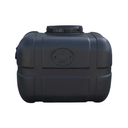 Емкость для воды Пласт Бак квадратная не пищевая 100 л прямоугольная черная выдувная (5704) – Пласт Бак (вид 1)