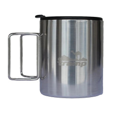 Чашка туристична Tramp 400 мл Steel (UTRC-137-metal)