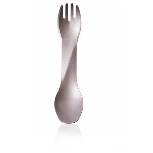 Ложка-вилка туристическая Humangear GoBites Ti-Uno titanium (022.0055) – Humangear