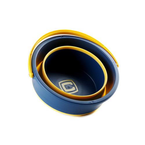 Ведро складное СИЛА силіконове 4,6 л orange-black (961001) – Сила (вид 2)