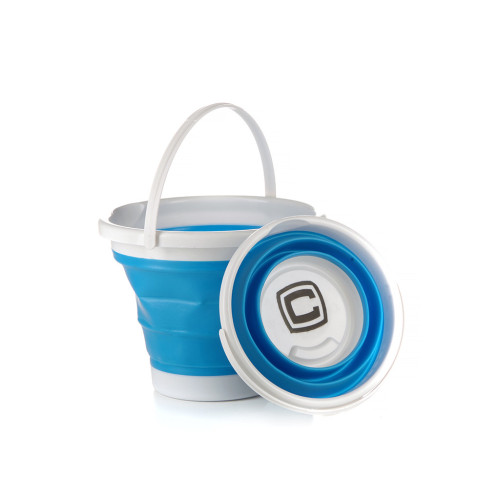 Ведро складное СИЛА силіконове 10 л blue (961004) – Сила