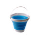 Ведро складное СИЛА силіконове 5 л blue (961003)
