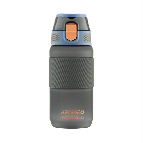 Бутылка для воды Ardesto Spring 600мл чорний (AR2260SB) – Ardesto (вид 2)