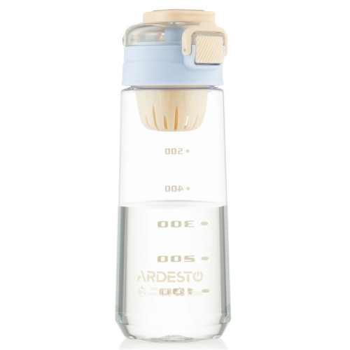 Пляшка для води Ardesto Duo 720мл блакитний, бежевий (AR2272DV) – Ardesto