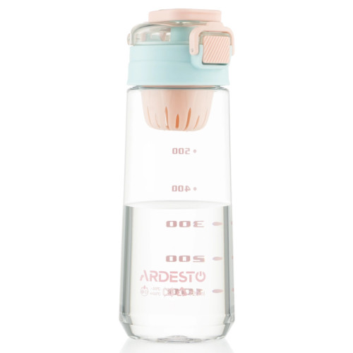 Пляшка для води Ardesto Duo 720мл блакитний, рожевий (AR2272DB) – Ardesto