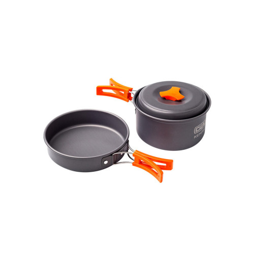 Набор туристической посуды СИЛА каструля + сковорода (960552) – Сила