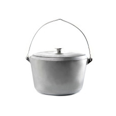 Котел туристический СИЛА алюмінієвий з кришкою та дужкою 10л (960473)