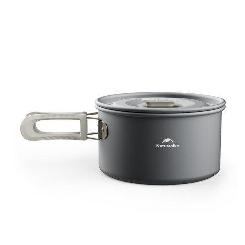 Набір туристичного посуду Naturehike CNK2450CF010, 2 каструлі 1л, 1.7л, сковорідка (6976507663335) – Naturehike (вид 1)