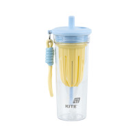 Пляшка для води Kite 650 мл, жовто-блакитний (K25-1219-3)