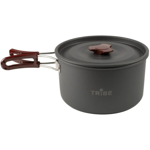 Котел туристический Tribe Pot 1,9 л Alu алюмінієвий (T-FH-0014-grey) – Tribe