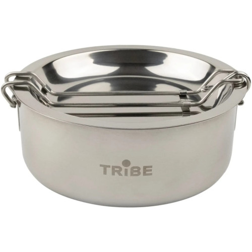 Набор туристической посуды Tribe Tourist Set 1,2 л сталевий (T-FG-0008-metal) – Tribe