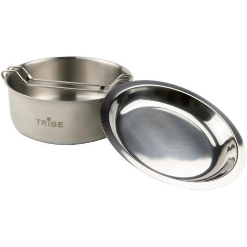Набор туристической посуды Tribe Tourist Set 1,2 л сталевий (T-FG-0008-metal) – Tribe (вид 2)