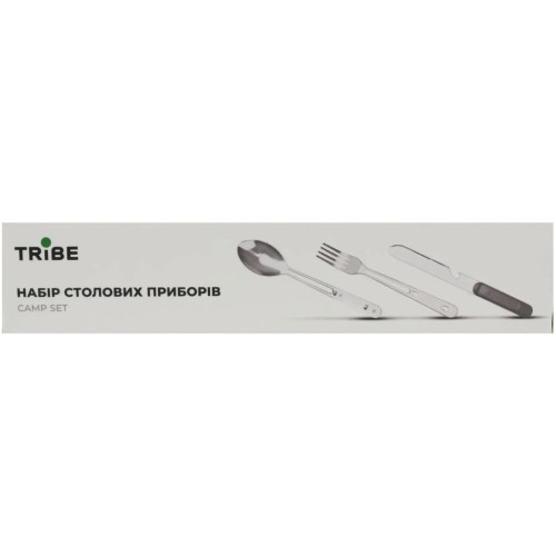 Набор туристической посуды Tribe Camp Set сталевий (T-FC-0036-metal) – Tribe (вид 1)