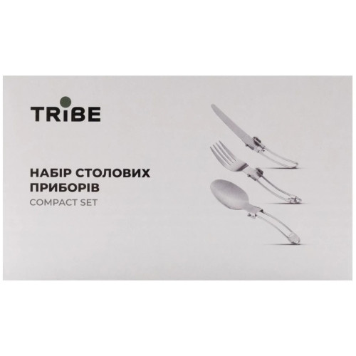 Набор туристической посуды Tribe Compact Set сталевий (T-FC-0021-metal) – Tribe (вид 2)