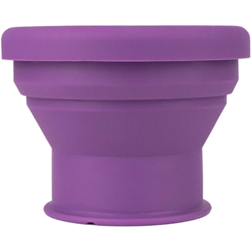 Чашка туристична Tribe Collapsible Shot 90 мл з кришкою, plum (T-FF-0030-plum) – Tribe (вид 1)