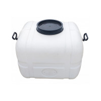 Емкость для воды Пласт Бак квадратная пищевая 100 л прямоугольная белая выдувная (6279)