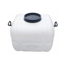 Емкость для воды Пласт Бак квадратная пищевая 100 л прямоугольная белая выдувная (6279)