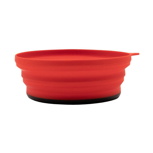 Миска туристическая Tramp силиконовая с пластиковым дном 550 мл (UTRC-123-terracota) – Tramp