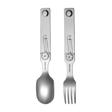 Набор туристической посуды Roxon C2 2 in1 (ложка, виделка) (RoxC2)