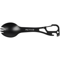 Ложка-виделка туристична Active Taller Black (GHKS001-H)