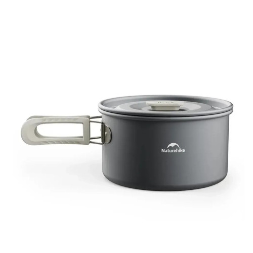 Набір туристичного посуду Naturehike CNK2450CF010, алюміній 2 каструлі, чайник, сковорідка (6976507663281) – Naturehike (вид 1)