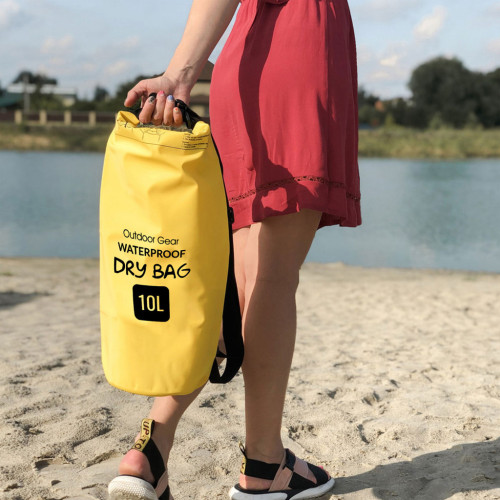 Гермомішок Armorstandart Waterproof Outdoor Gear 10L Yellow (ARM59237) – Armorstandart (вид 3)
