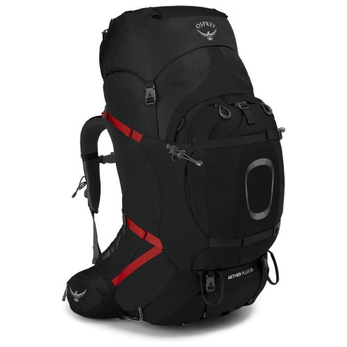 Рюкзак туристичний Osprey Aether Plus 100 black - S/M - чорний (009.2426) – Osprey
