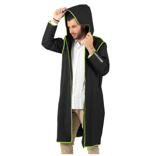 Дощовик Perletti City чорний/лайм L (14210109L) – Perletti