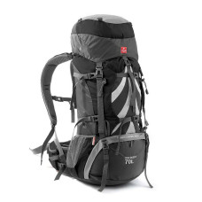Рюкзак туристический Naturehike NH70B070-B 70+5 л Black/Grey (6927595709009)