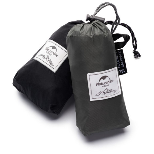 Рюкзак туристичний Naturehike Ultralight NH17A012-B, 18 л, чорний (6927595718674) – Naturehike (вид 1)