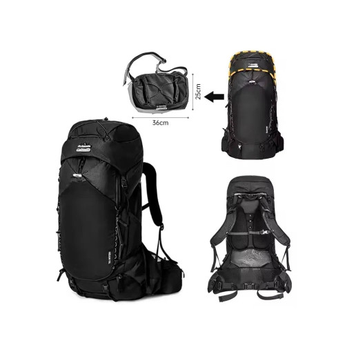 Рюкзак туристический Naturehike Helium CNK2450XB014, 70 л, чорний, M (6975641883876) – Naturehike (вид 1)