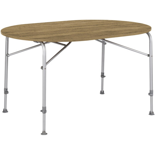 Туристичний стіл Bo-Camp Feather Овальний 130 x 90 cm Коричневий (1404466) – Bo-Camp