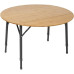 Туристичний стіл Bo-Camp Poundbury Круглий 90 x 90 cm Коричневий (1404656) – Bo-Camp
