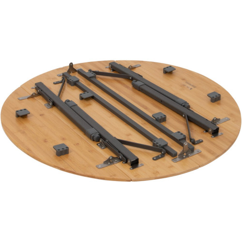 Туристичний стіл Bo-Camp Poundbury Круглий 90 x 90 cm Коричневий (1404656) – Bo-Camp (вид 4)