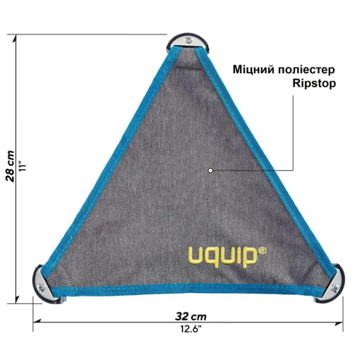 Стул складной Uquip Trinity L Grey (244033) – Uquip (вид 1)