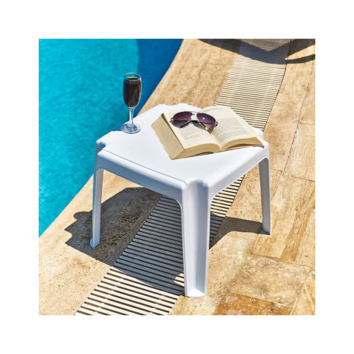 Стол садовый Irak Plastik к шезлонгу белый (4641) – Irak Plastik (вид 1)
