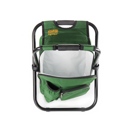 Стул складной СИЛА 28х35х43 см сталевий каркас D19mm з термосумкою (960768) – Сила (вид 1)