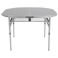 Туристический стол Bo-Camp Premium Oval 100x70 cm Grey (1404424) (DAS303284)