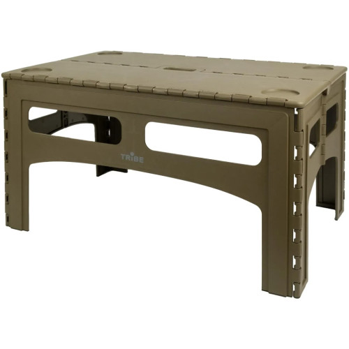 Туристический стол Tribe Camp Table Low пластиковий Olive (T-EF-0003-olive) – Tribe