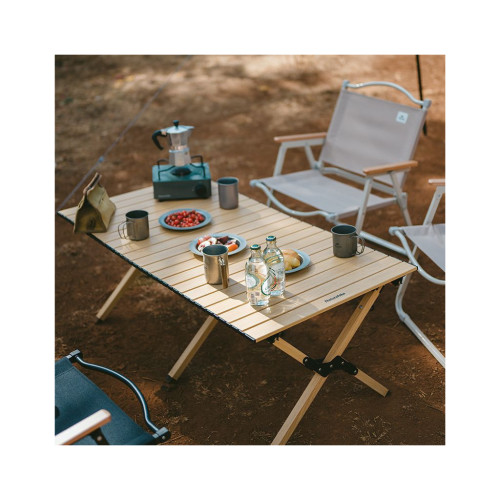 Туристический стол Naturehike CNK2300JU010 розмір S алюміній бежевий (6976023926938) – Naturehike (вид 2)