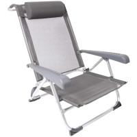 Крісло складане Bo-Camp Saint-Tropez Grey (1204796) (DAS303395)