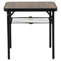 Туристический стол Bo-Camp Garland 60x45 cm Black/Wood look (1404195) (DAS303266)