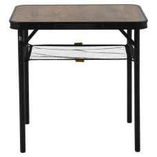 Туристический стол Bo-Camp Garland 60x45 cm Black/Wood look (1404195) (DAS303266)