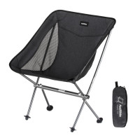 Кресло складное Naturehike Stellaluna L04 CNK2450JJ015, розмір M, чорне (6976023929410)
