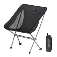 Кресло складное Naturehike Stellaluna L04 CNK2450JJ015, розмір M, чорне (6976023929410)