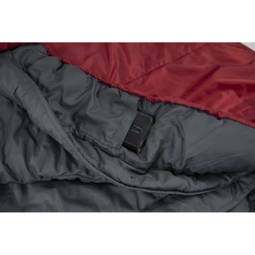 Спальний мішок High Peak TR300 0°C Dark Red/Grey Right (23061) (929556) – High Peak (вид 2)