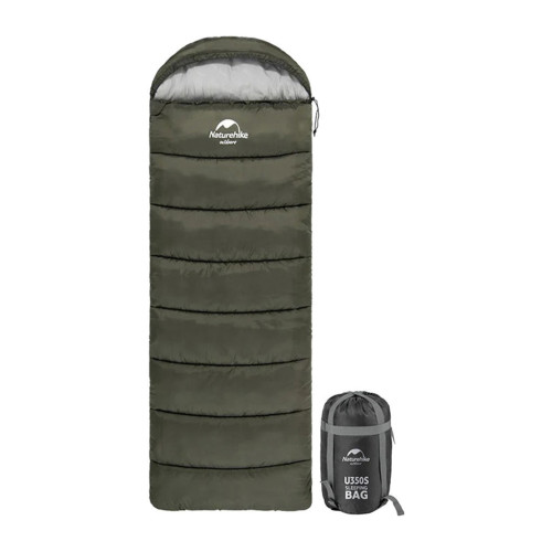 Спальний мішок Naturehike U150 NH20MSD07 Green Right (6927595764398-R) – Naturehike