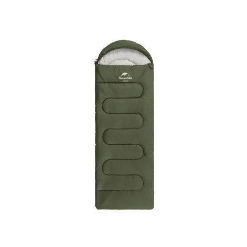 Спальний мішок Naturehike Y150L NH21MSD08, правий, темно-зелений (6975641888765) – Naturehike