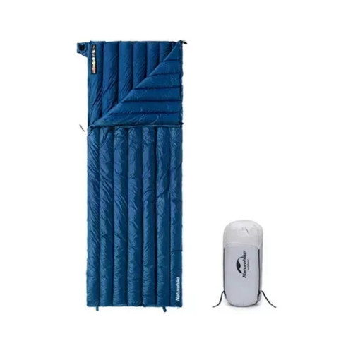 Спальний мішок Naturehike з натуральним пухом CWM295 CNK2300SD013, блакитний (6976023920899) – Naturehike